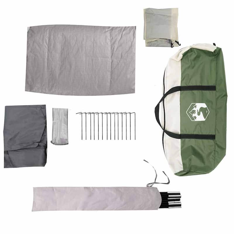 vidaXL Camping Tent Tunnel 3-Person Waterproof