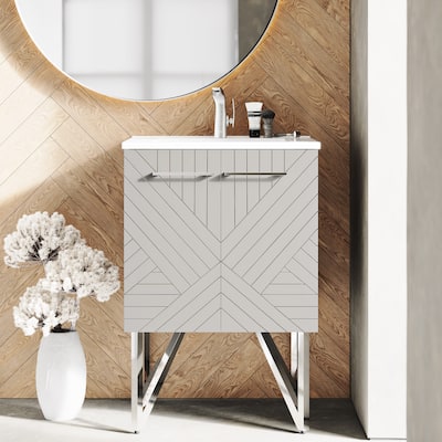 Annecy 24" Bathroom Vanity in Mayhem Greige