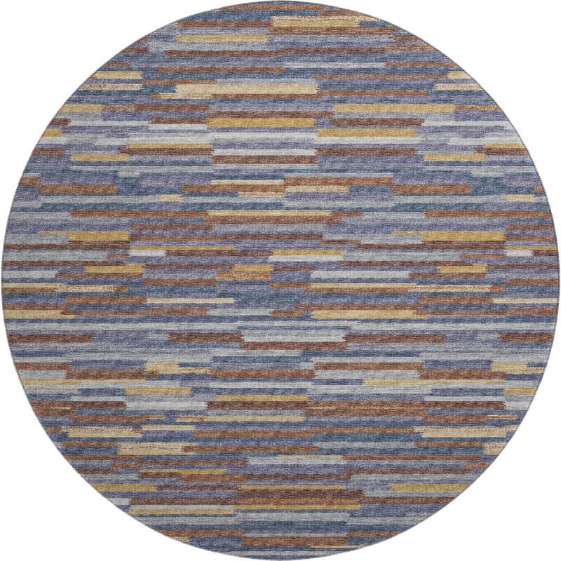 Premium Washable Super Soft Contemporary Stripes Mayfield Rug