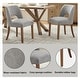 preview thumbnail 54 of 144, Wooden Dining Chairs Set of 2/4/6,Modern Fabric Upholstered Dining Room Chair Kitchen Chairs