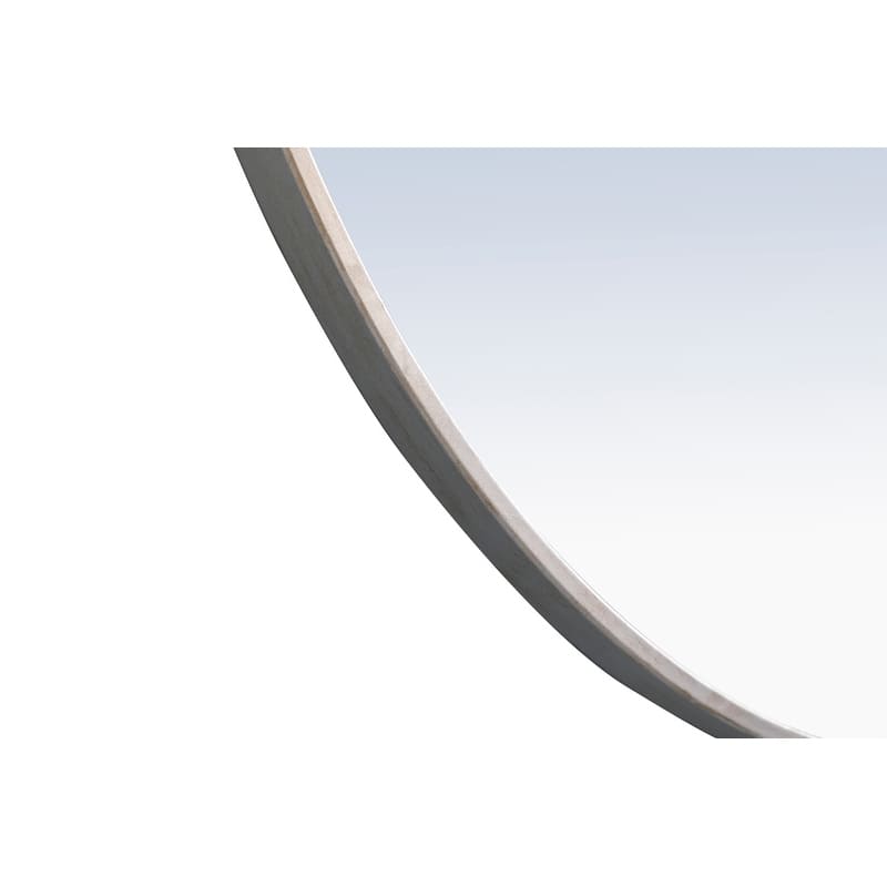Strick & Bolton Patti Metal 28-inch Round Mirror with Decorative Hook