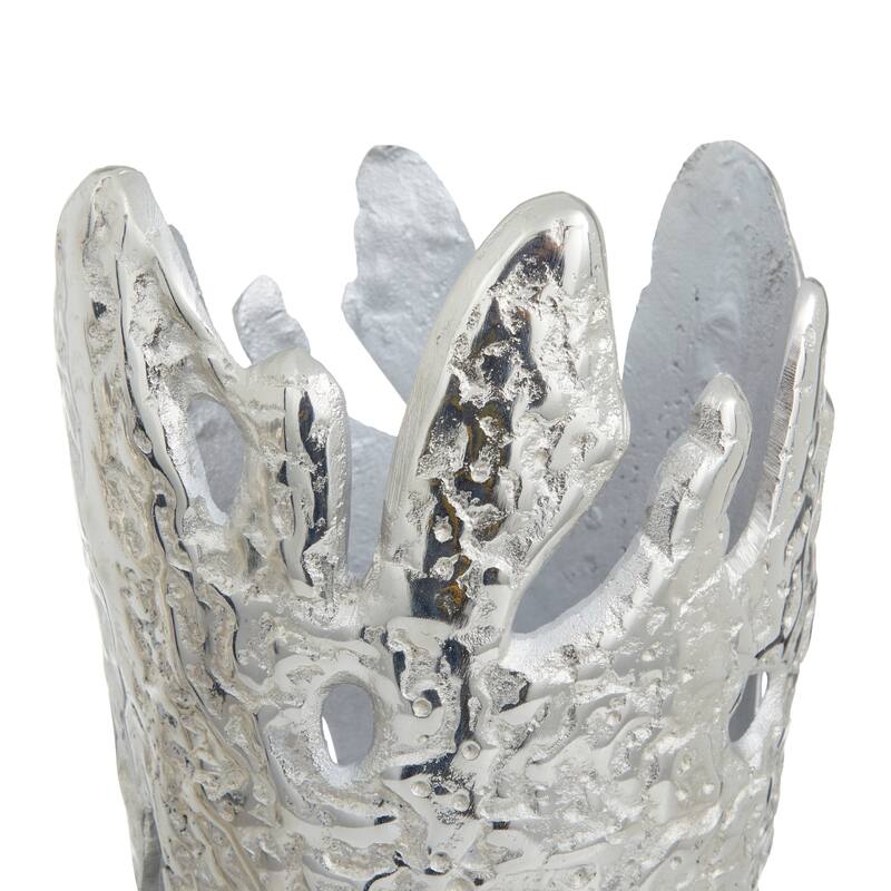 Aluminum Contemporary Vases 20 x 7 x 6 (Set of 2)