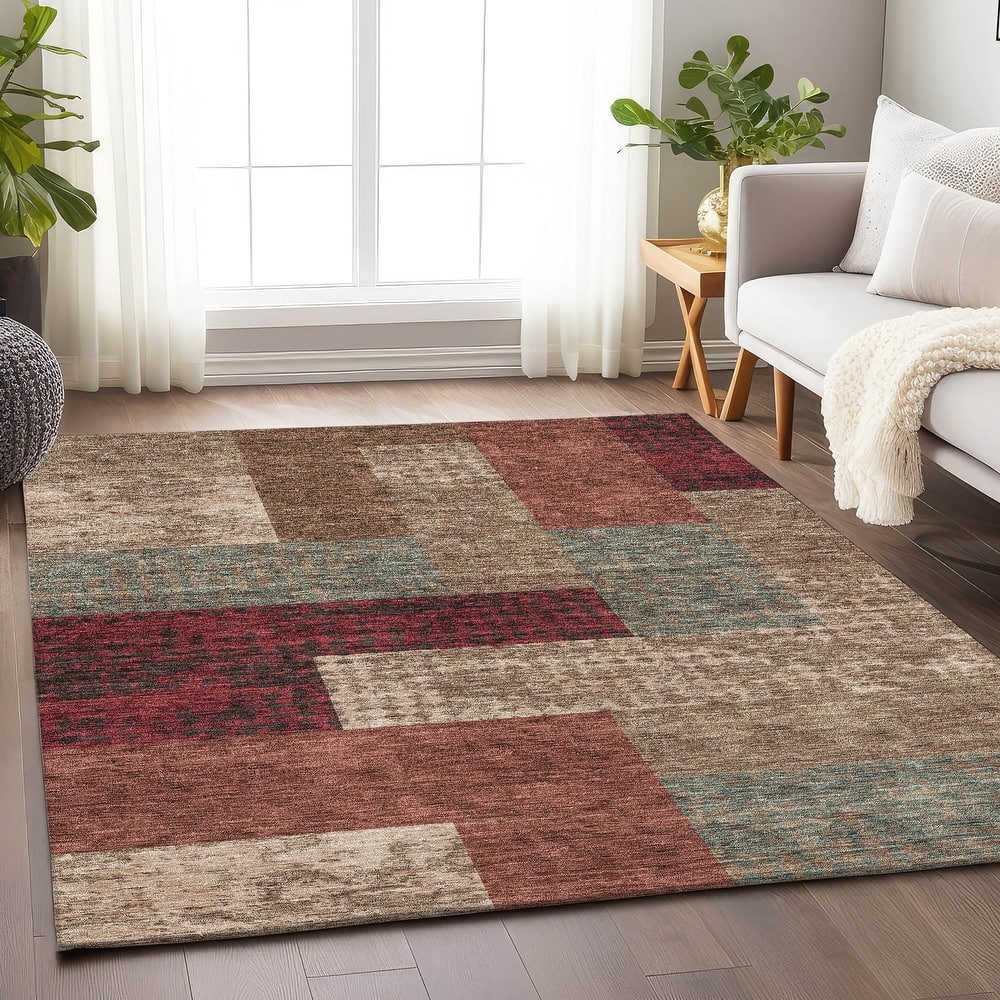 Premium Washable Super Soft Casual Geo Mayfield Rug