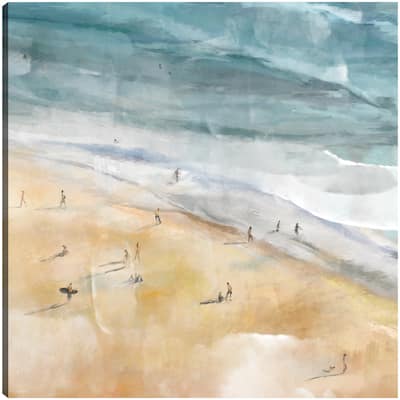 La Plage By Studio Arts Canvas Art Print