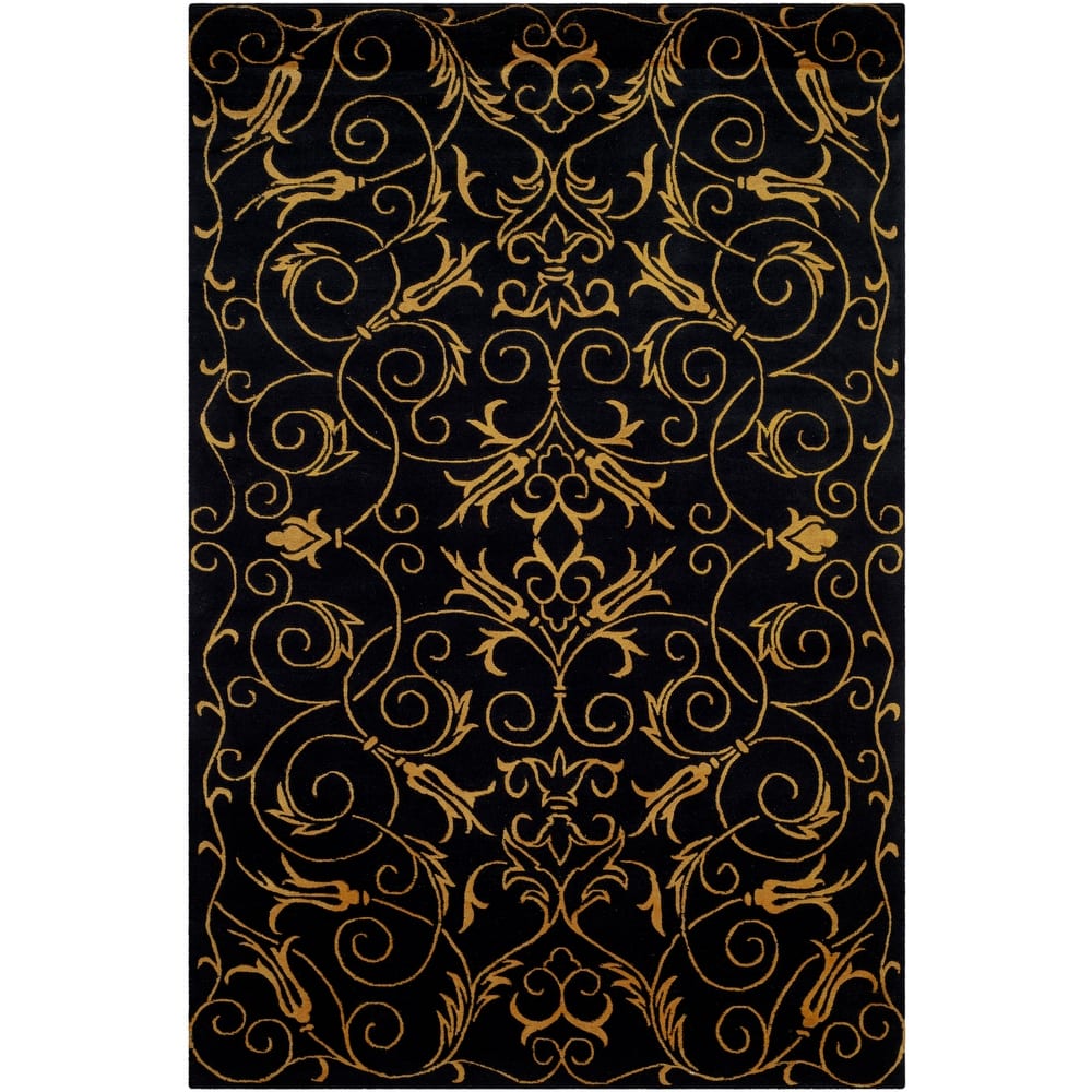 SAFAVIEH Couture Hand-knotted Tibetan Lilit Modern Wool Rug