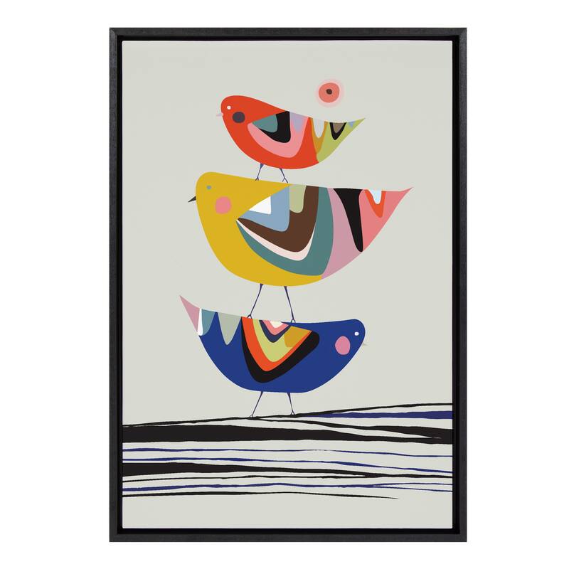 Kate and Laurel Sylvie The Family Tree Framed Canvas By Rachel Lee