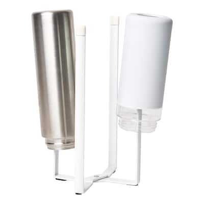 Yamazaki Home Collapsible Bottle Dryer, Steel - L 3.74 x W 4.72 x H 10.43 inches