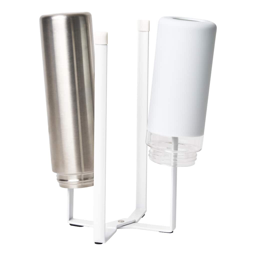 Yamazaki Home Collapsible Bottle Dryer, Steel - L 3.74 x W 4.72 x H 10.43 inches