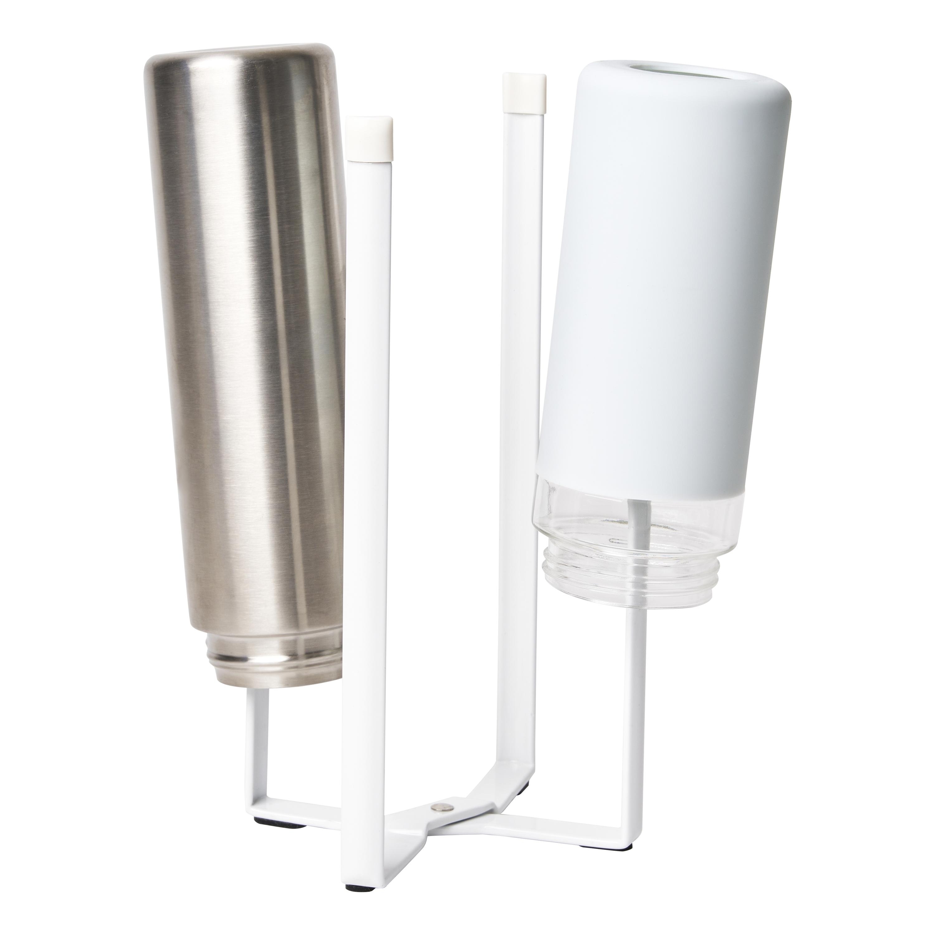 Yamazaki Home Collapsible Bottle Dryer, Steel - L 3.74 x W 4.72 x H 10.43 inches