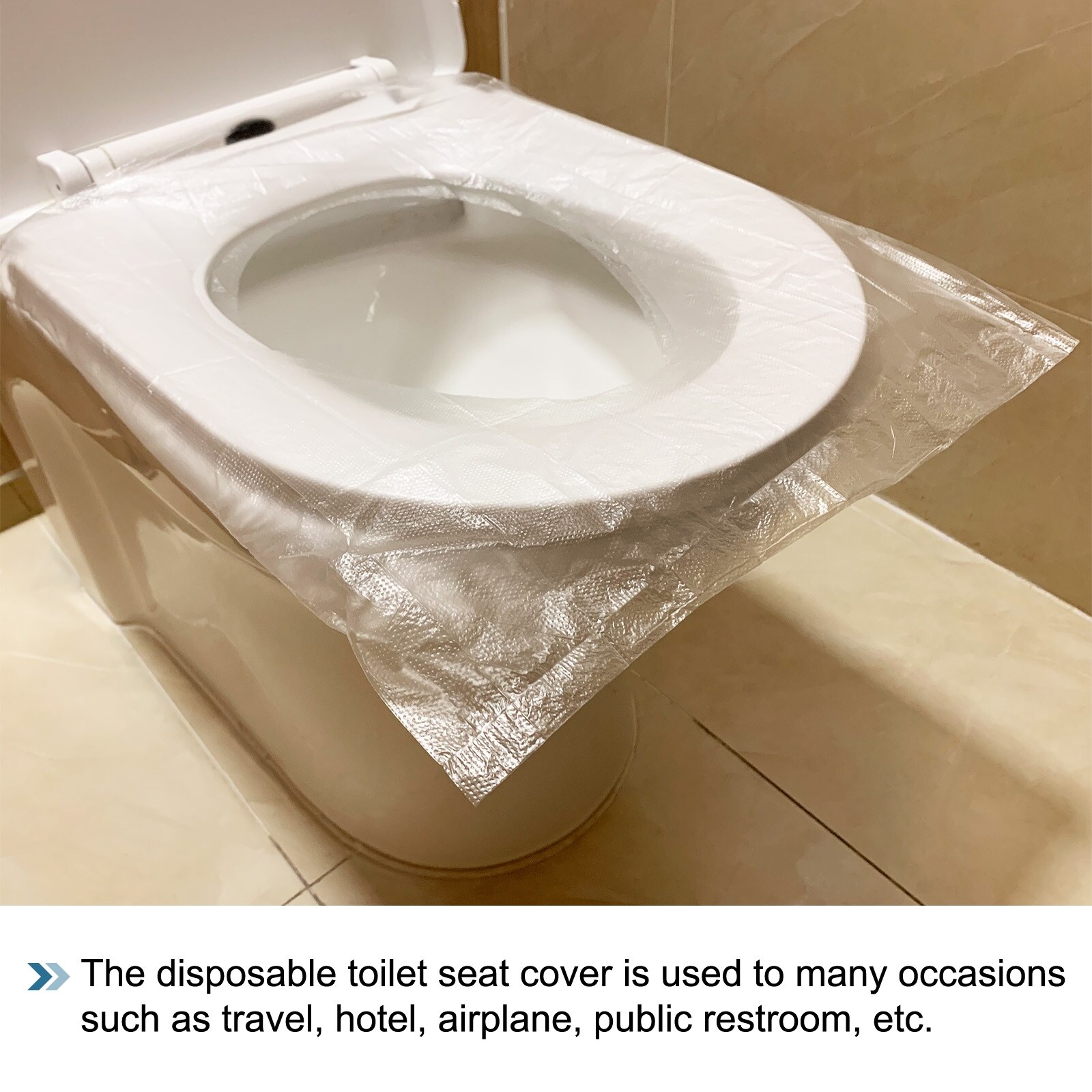 HOME-X Disposable Toilet Seat Covers, Sanitary Accessories In A Travel