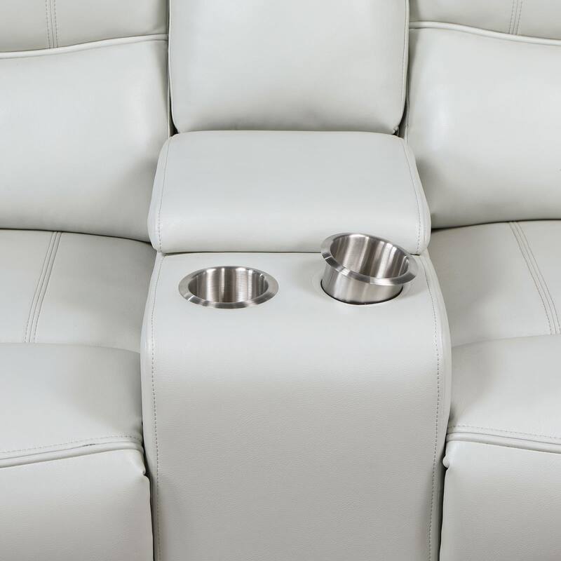 Denson 2-piece Upholstered Power Reclining Sofa Set
