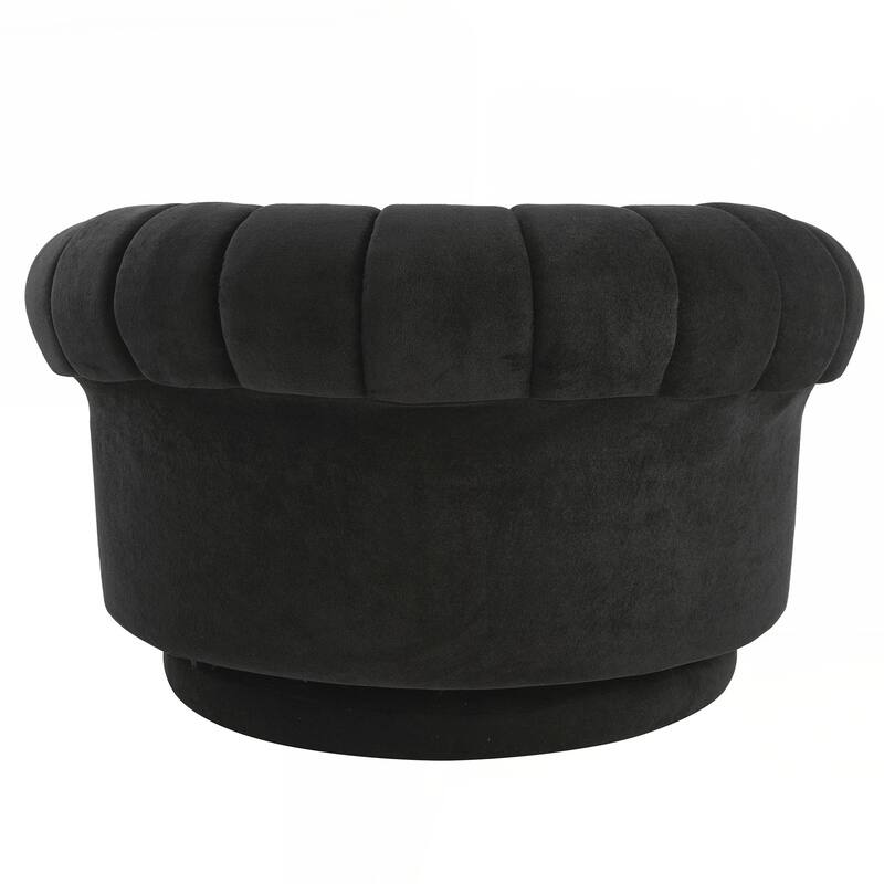 Accent Chair 360°Swivel Chair Sofa Barrel Swivel Chair Round Club Chair