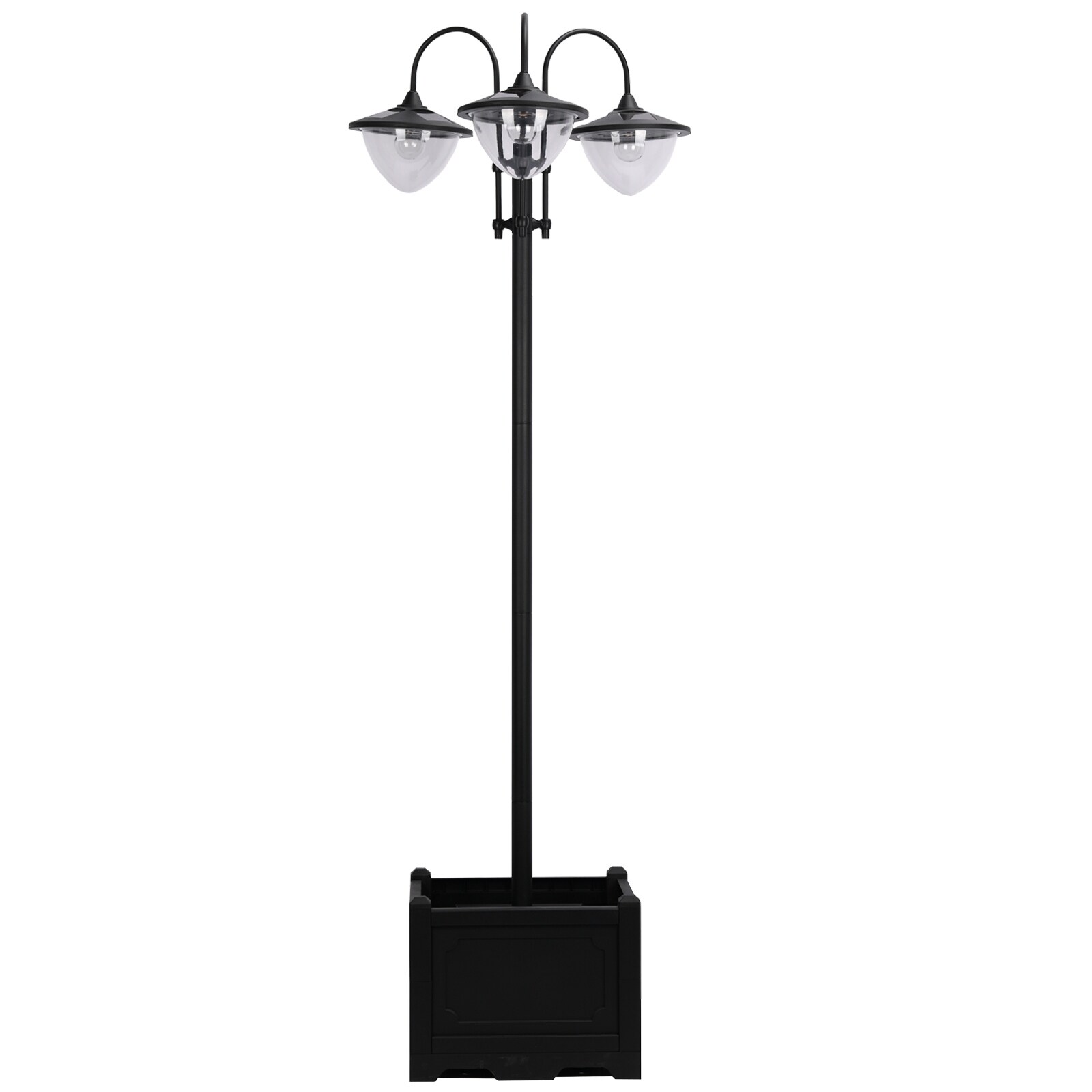 Outsunny solar lamp post deals
