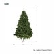 preview thumbnail 13 of 16, 5/ 6/ 7-foot PVC Artificial Holiday Christmas Tree with LED Lights for Home, Office,Party Decoration