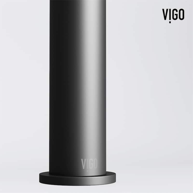 VIGO Ashford 11" H Single Handle Single Hole Vessel Bathroom Faucet