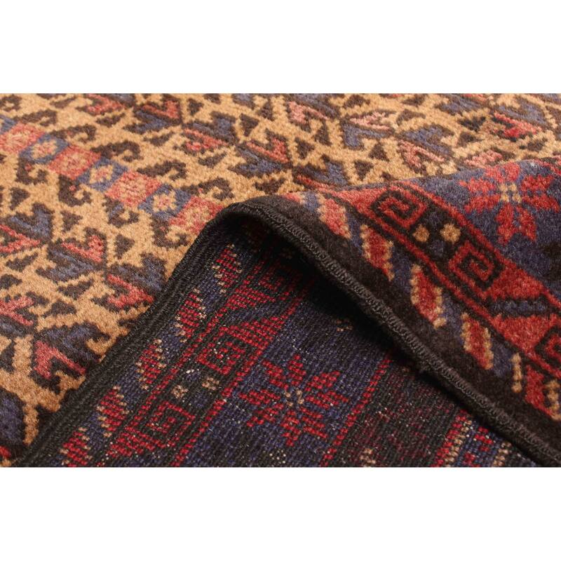 ECARPETGALLERY Hand-knotted Teimani Tan Wool Rug - 2'11 x 5'2