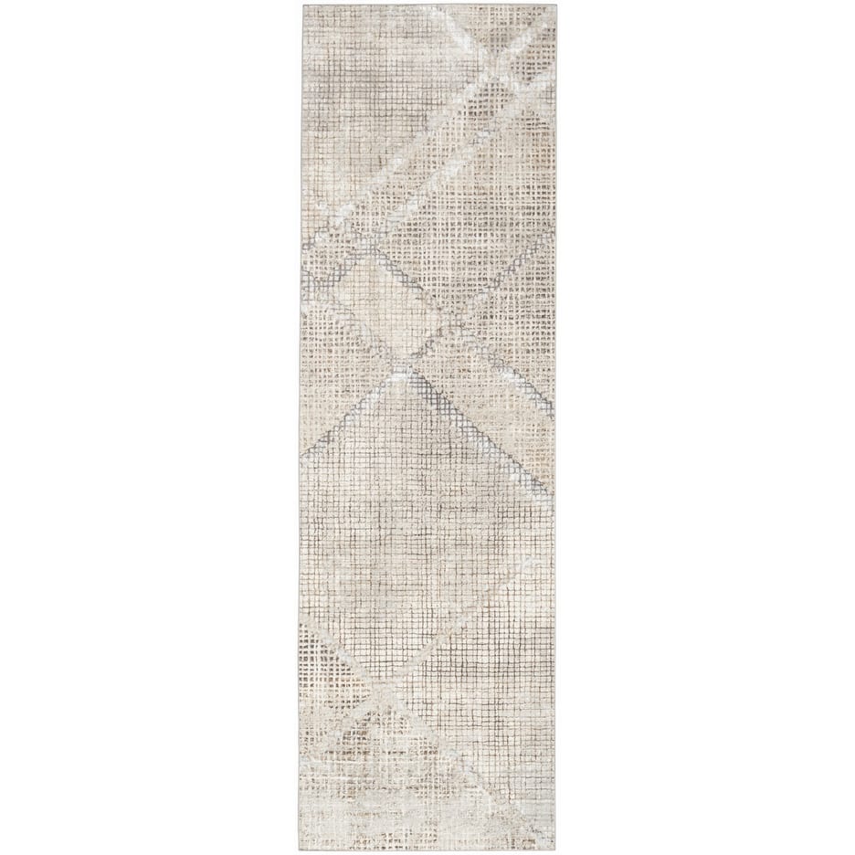 Nourison Home Iliana Indoor only Grey Abstract Area Rug