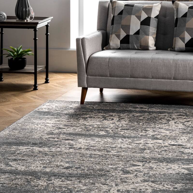 Nuloom Freja Faded Floral Area Rug