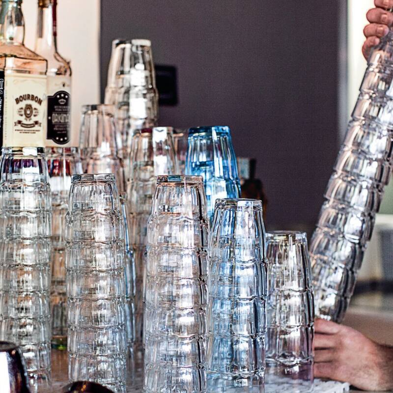 Bormioli Rocco Set of 6 Rock Bar Rocks Stackable Drink Glasses - 9.25 oz.