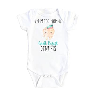 Dental - Baby Boy Girl Clothes Infant Bodysuit Funny Cute Newborn 10