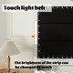 preview thumbnail 5 of 5, Queen Size Upholstered Platform Bed with Headboard, Charging Station and LED