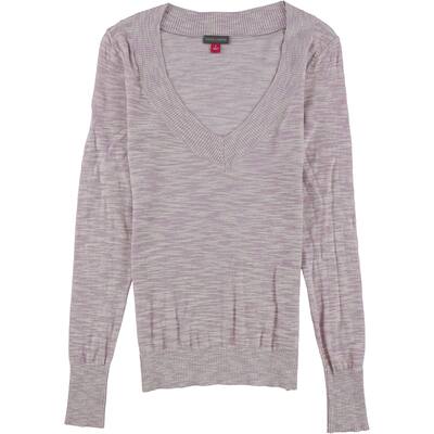 Vince Camuto Womens Space Dye Pullover Sweater,, Purple, Small