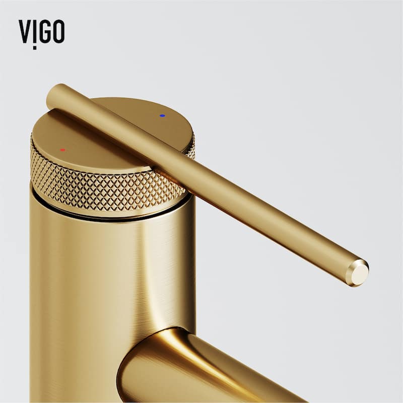VIGO Sterling 11" H Single Handle Single Hole Bathroom Vessel Faucet
