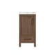 preview thumbnail 7 of 109, OVE Kansas Single Sink Bathroom Vanity, Dove White Engineered Stone Top