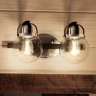 Shop Luxury Industrial Bathroom Vanity Light, 7.75"H x 15 ... Types of bathroom vanity light.