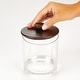 preview thumbnail 12 of 37, mDesign Round Storage Apothecary Canister for Bathroom, 2 Pack