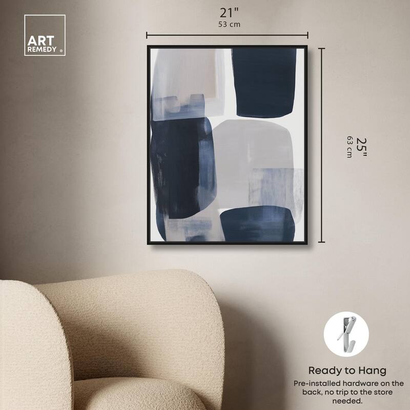 Oceanic Forms II Canvas by Art Remedy