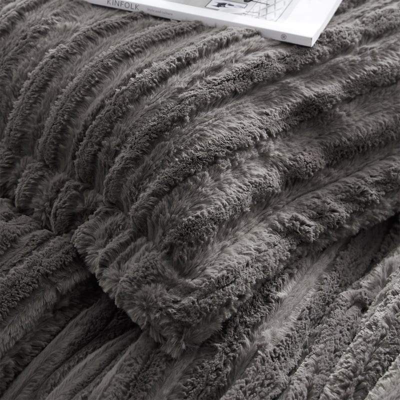 You're Makin Me Plush® - Coma Inducer® Oversized Comforter Set - Petrified Oak