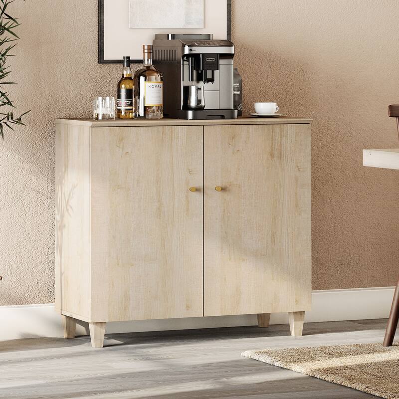 Sideboards Buffet Cabinets with Doors for Dining Room, 32.4"H