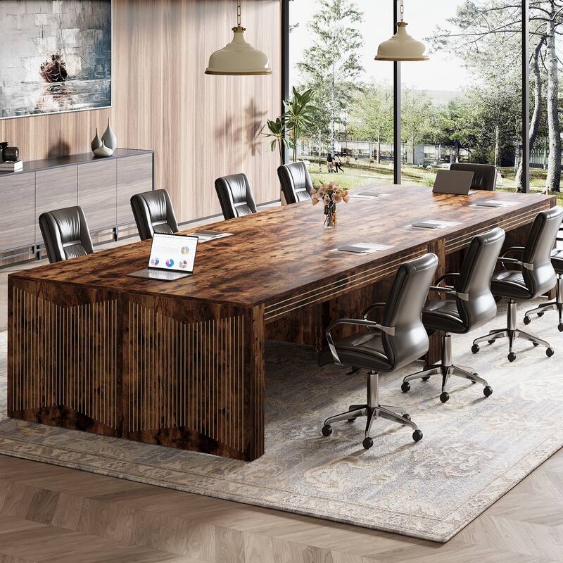 79-Inch Large Meeting Table for Office, Boardroom, Training Seminar