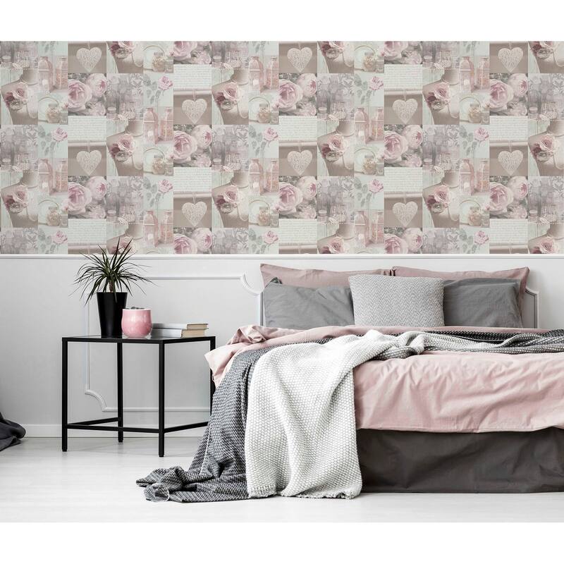 Arthouse Irene Blush Charlotte College Wallpaper