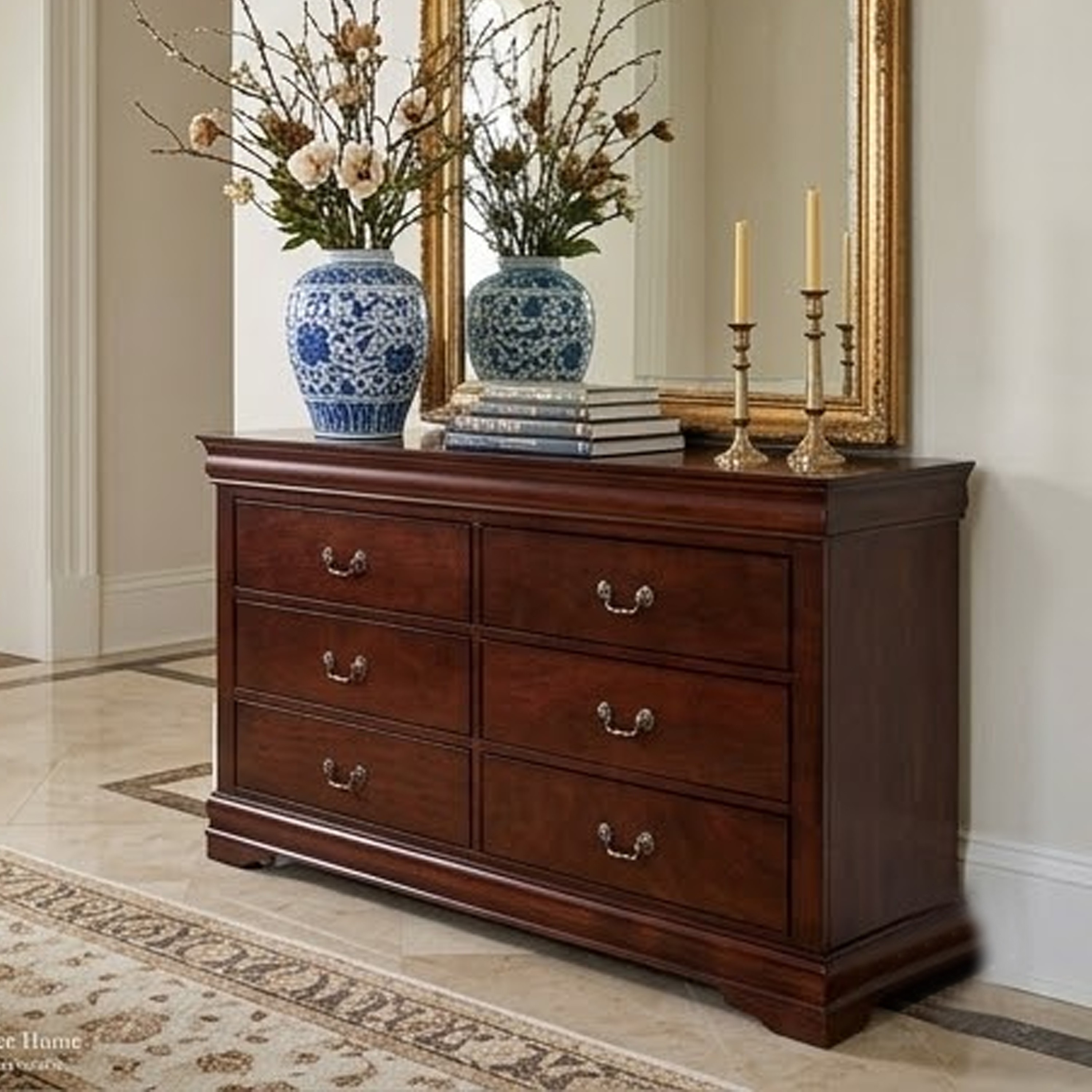 cherry dresser wood Coastal Six Drawer – Vermont Made Furniture 7 inches high x 27 inches wide x 12.75 inches deep Bottom drawer (outside) Amish Great Miami Solid Cherry