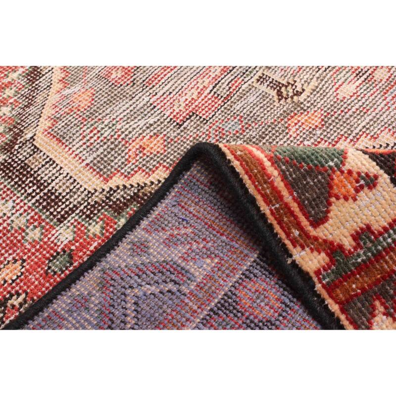 ECARPETGALLERY Hand-knotted Antalya Vintage Red Wool Rug - 4'6 x 6'3