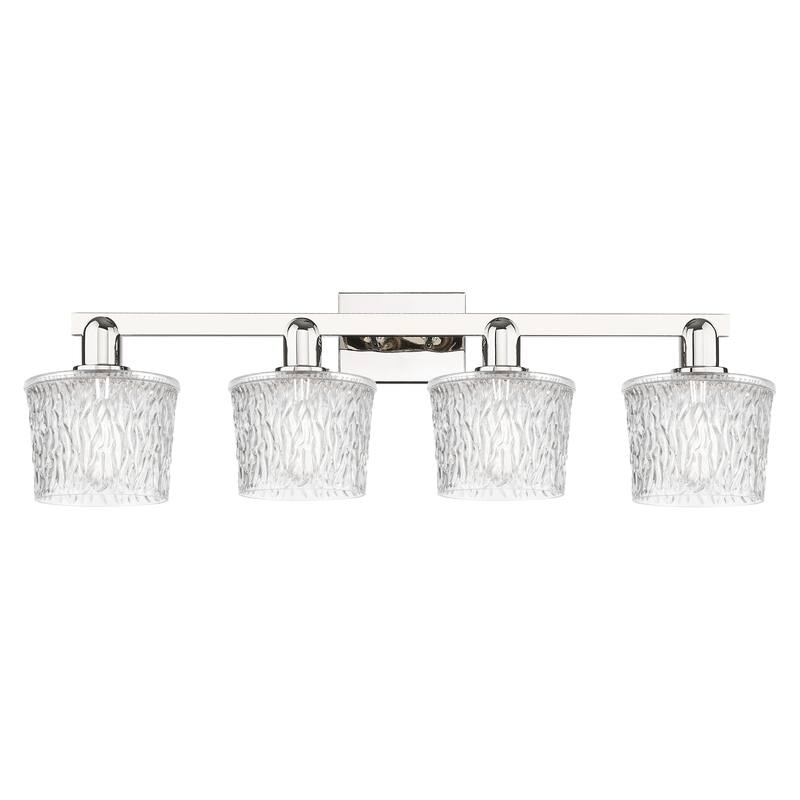 Innovations Lighting Endless Possibilities Arcadia - Niagara - 4 Light 34" Bath Vanity Light - Polished Nickel