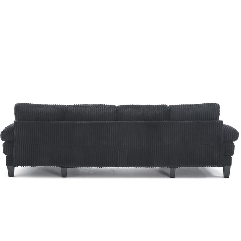 4-Seat U-Shaped Sectional Sofa with Double Chaise