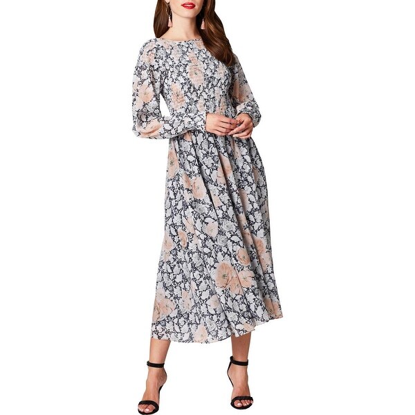 womens midi floral dress