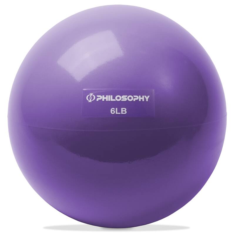 Toning Ball Soft Weighted Mini Medicine Ball - 6 LB