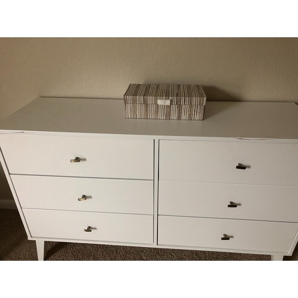 Top Product Reviews For Milo Mid Century Modern 6 Drawer Dresser