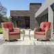 Option Yellow Wicker / Red Cusion