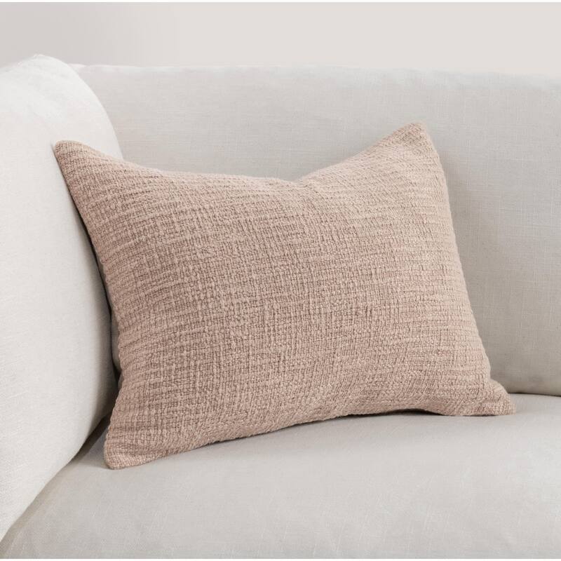 Villa by Classic Home Fable Linen Blend Throw Pillow - 14x20 - Natural