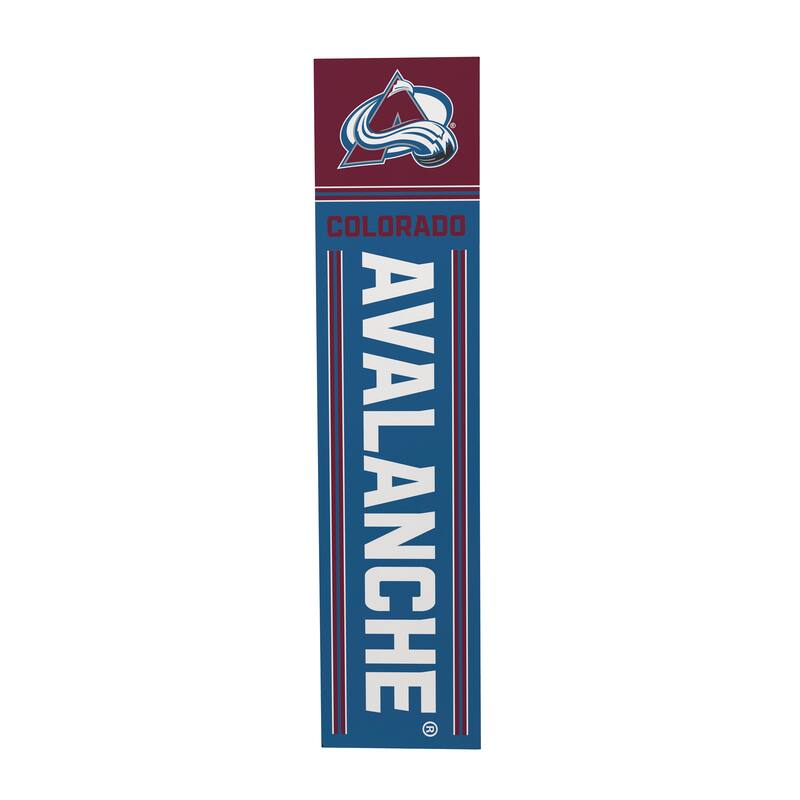47" Double Sided Seasonal Porch Leaner, Colorado Avalanche - 47" x 11.25"