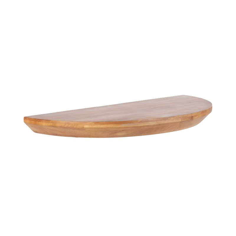Kate and Laurel Colter Wood Floating Table Shelf - 28x3x14 - Natural