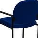 preview thumbnail 31 of 43, Comfort Stackable Steel Side Reception Chair with Arms