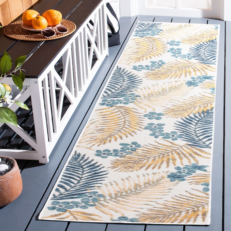 SAFAVIEH Sunrise Tracy Indoor/Outdoor Waterproof Rug - 2' x 8' Runner