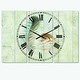 preview thumbnail 2 of 4, Designart 'Natural Feathers on Wood I' Cottage 3 Panels Large Wall CLock - 36 in. wide x 28 in. high - 3 panels