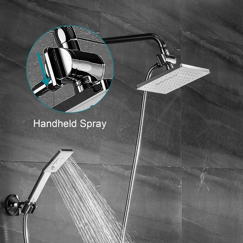 BRIGHT SHOWERS Shower Arm Diverter Valve for Hand held Showerhead and ...